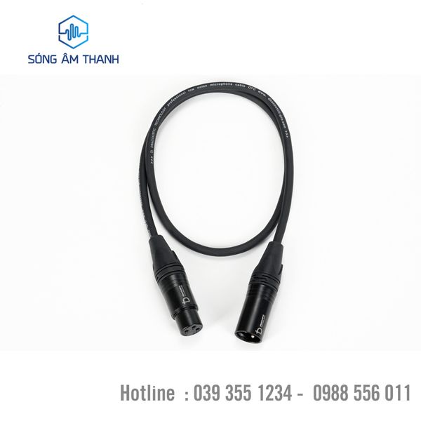 Dây canon đực cái dBacoustic 80cm