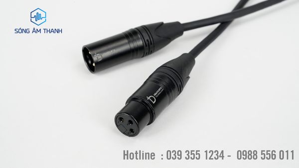Dây canon đực cái dBacoustic 80cm
