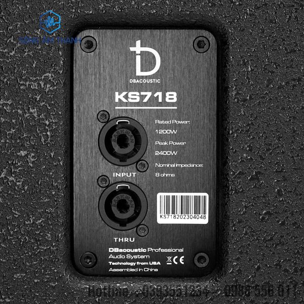 Sub hơi bass 50 dBacoustic KS718S