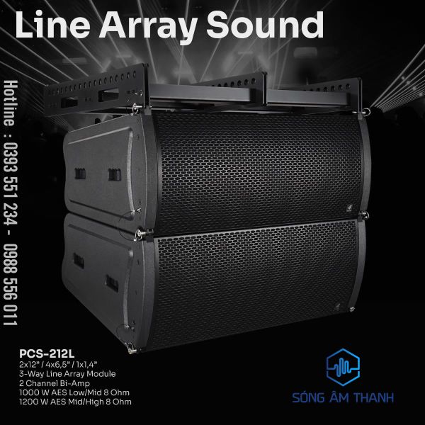 Loa Line Array 4Acoustic PCS 212L