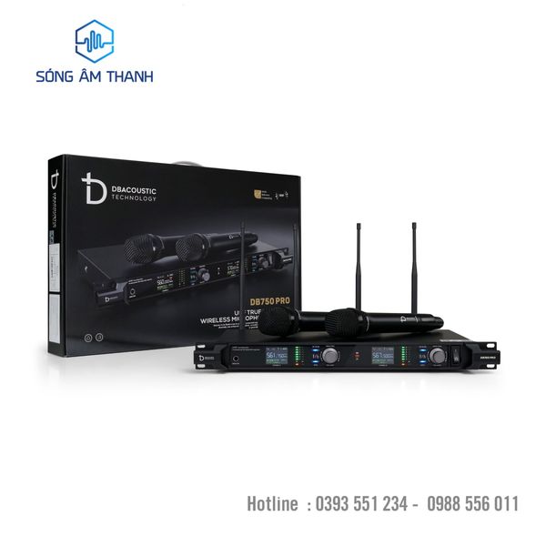 Micro sự kiện dBacoustic 750Pro MKII - Giải pháp âm thanh đỉnh cao cho sự kiện và karaoke
