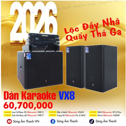 Dàn Âm Thanh Đồng Bộ dBacoustic VX Series  - Mới Nhất 2025
