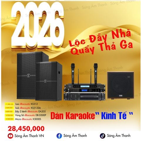 Dàn Karaoke Combo DBacoustic 27TR - Tặng ngay giải mã Vietktv DA10Plus