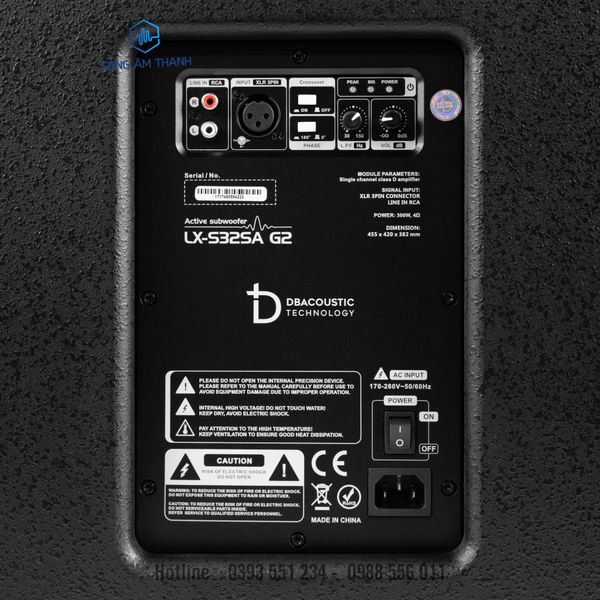 Sub điện bass 30 dBacoustic LX S32SA G2