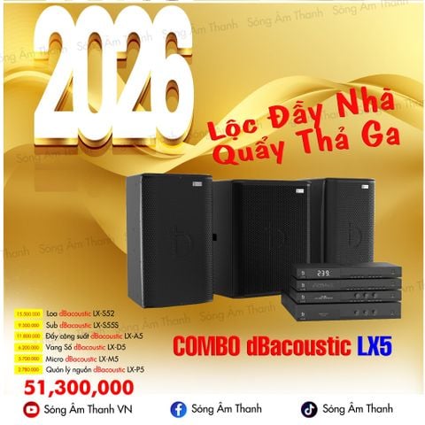 COMBO DBACOUSTIC LX5 - TẶNG QLN LX P5