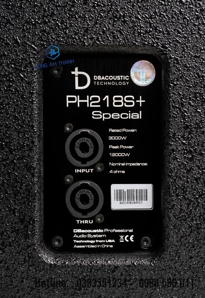 Sub kép dBacoustic PH218S+ Special