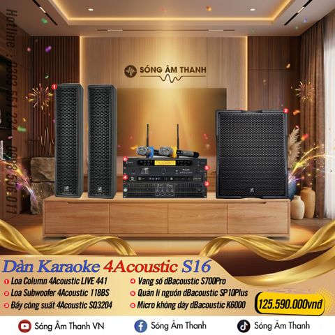 Dàn Karaoke 4Acoustic S16