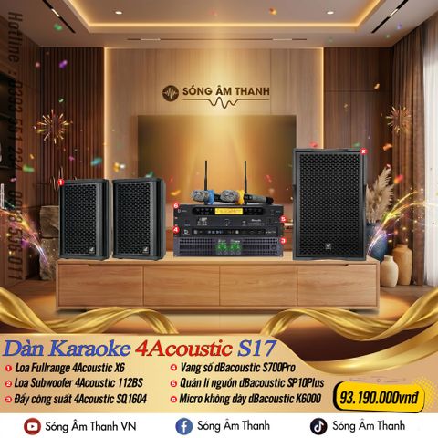 Dàn Karaoke 4Acoustic S17