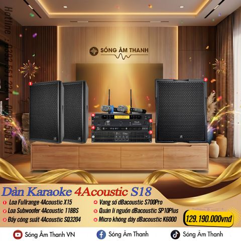 Dàn Karaoke 4Acoustic S18