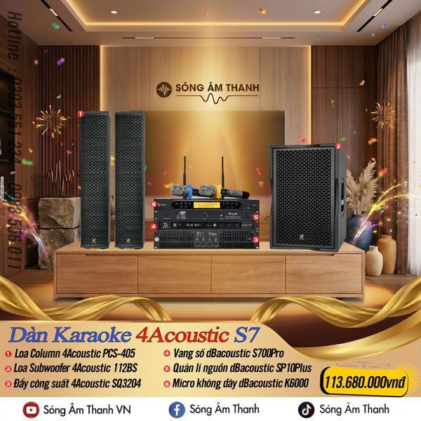 Dàn Karaoke 4Acoustic S7- Siêu Hay