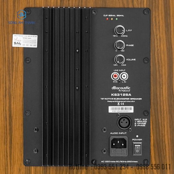 Sub điện bass 30 dBacoustic KS312SA
