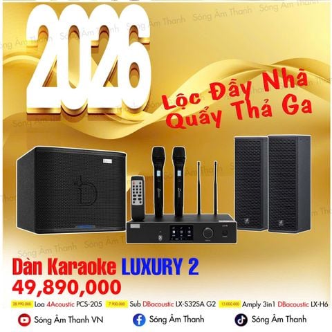 Dàn Karaoke Luxury 2 - Nhỏ Gọn , Mạnh Mẽ