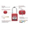 Ổ Khóa LOTO PROLOCKEY KD-P38S-RED - Ổ khóa An Toàn Lockout Tagout - TiCom VN