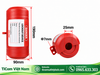 Khóa LOTO - Lockout/Tagout - Khóa phích cắm điện 78mm PROLOCKEY EPL05