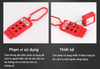 Khóa Loto Khóa nhóm 6 người bằng Nylon cách điện PROLOCKEY NH01
