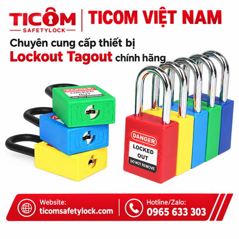  Khóa An Toàn Cùm Thép 38mm PROLOCKEY P38S 