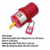 488 Master Lock - Khóa an toàn cho phích cắm điện cỡ lớn, loại xoay, dùng cho phích cắm 220-550 Volt Electrical Lockout