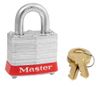 Khóa Loto - Lockout Tagout - Khóa móc an toàn Master Lock 3RED