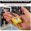 Khóa Loto Lockout Tagout Khóa Móc An Toàn Điện 406YLW Master Lock