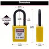 Ổ Khóa Loto - Lockout - Tagout- Khóa Danger Khóa an toàn điện 406 MasterLock