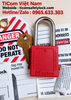 410RED Master Lock Safety Padlock - Khóa Loto Lockout Tagout Khóa Móc An Toàn