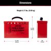 Khóa Loto - LockOut TagOut - Hộp khóa nhóm 498A Master Lock