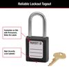 MasterLock 410BLK Ổ khóa an toàn Điện cùm thép 38mm