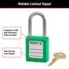 Ổ Khóa an toàn Điện 410GRN MasterLock Safety Padlock Khóa Loto