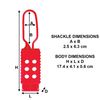 428 Master Lock Khóa Loto Khóa nhóm Nylon không dẫn điện