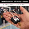 MasterLock 410BLK Ổ khóa an toàn Điện cùm thép 38mm