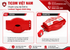 Khóa Loto - Lockout/Tagout - Khóa van cổng tay quay điều chỉnh 25mm-165mm PROLOCKEY AGVL01