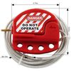 PROLOCKEY CB01-4 - Khóa cáp điều chỉnh được, cáp dài 1,8m (Cable Lockout)