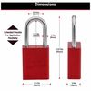 A1106RED Master Lock - Ổ khóa móc an toàn bằng nhôm - Lockout/Tagout