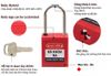 Khóa Loto PROLOCKEY KD-P38SSD4-RED Ổ khóa an toàn còng bằng thép 4mm