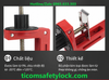 Lockout/Tagout Khóa LOTO Khóa an toàn van bướm điều chỉnh PROLOCKEY BVL41-1