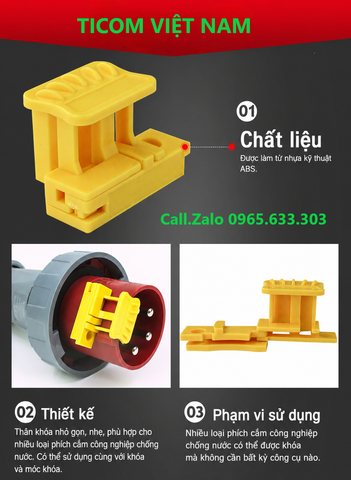  PROLOCKEY EPL11 Khóa phích cắm chống nước 