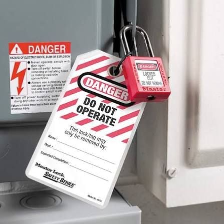 Thẻ cảnh báo cấm vận hành Master Lock 497A