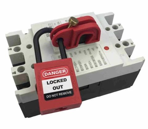  KD-P38P-RED PROLOCKEY Ổ khóa an toàn nhựa nhiệt dẻo cách điện 38mm 
