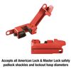 491B Masterlock - Khóa ngắt mạch MasterLock 491B ( Khóa CB Điện )