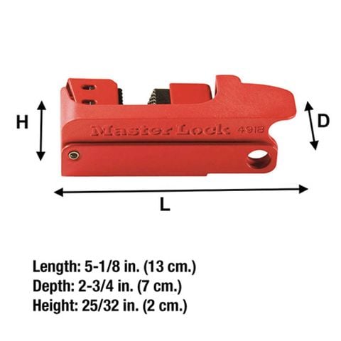  491B Masterlock - Khóa ngắt mạch MasterLock 491B ( Khóa CB Điện ) 