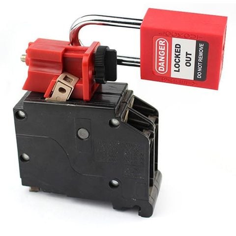  KHÓA LOTO CB ĐIỆN Khóa cầu dao tự động MCB vỏ đúc đa năng PROLOCKEY CBL07 