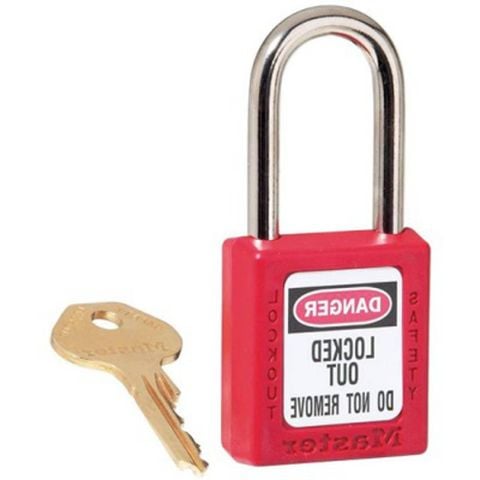  410RED MasterLock Safety Padlock - Khóa Loto Lockout Tagout Khóa Móc An Toàn 