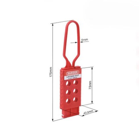  Khóa Loto Khóa nhóm 6 người bằng Nylon cách điện PROLOCKEY NH01 