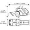 Master Lock S3822 Thiết bị khóa ngắt mạch kẹp khóa CB, MCB, MCCB Điện
