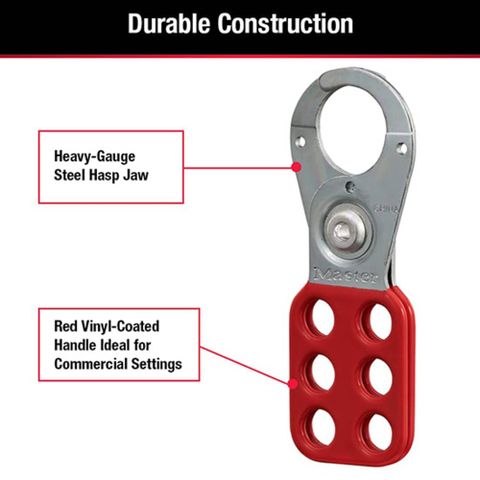  420 Master Lock Khóa càng cua, khóa nhóm 6 lỗ, Khóa Loto, LockOut Hasp 
