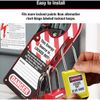 427 MasterLock - Khóa chốt an toàn Snap-on có nhãn, màu đỏ (Lockout Hasps)