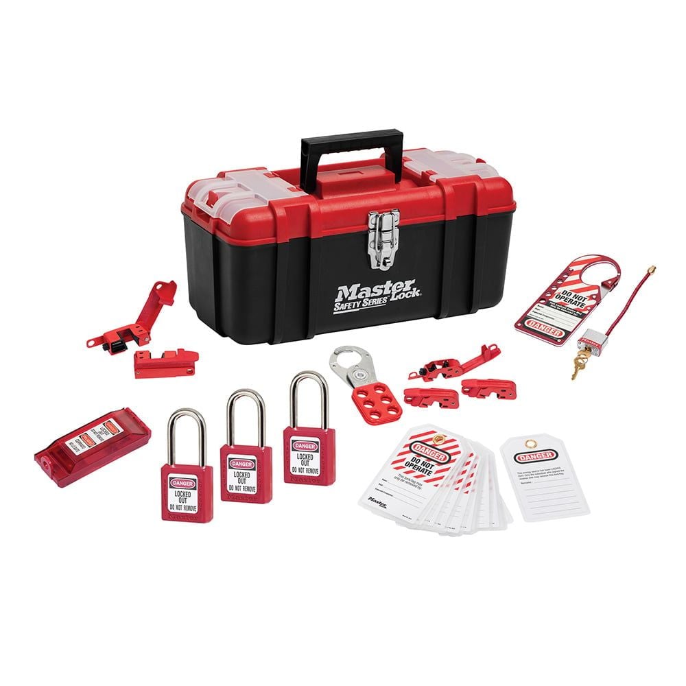 Bộ Khóa Lockout Tagout (LOTO) CB Tủ Điện MasterLock 1457E410