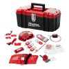 Bộ Khóa Lockout Tagout (LOTO) CB Tủ Điện MasterLock 1457VE410KA - Lockout Kit