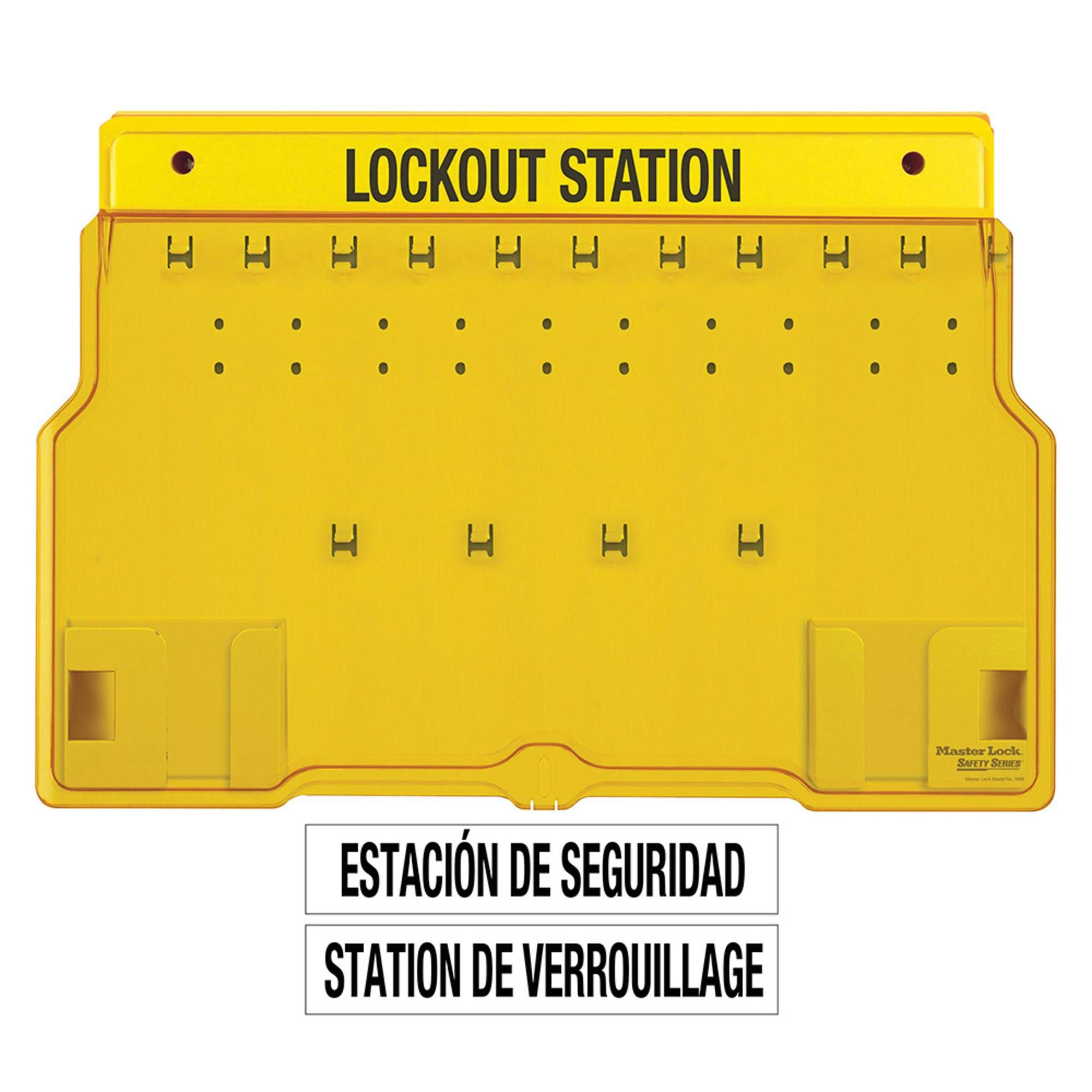 1483B Masterlock Trạm khóa an toàn Điện gắn tường - Wall Mounted Lockout Station