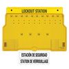1483B Masterlock Trạm khóa an toàn Điện gắn tường - Wall Mounted Lockout Station